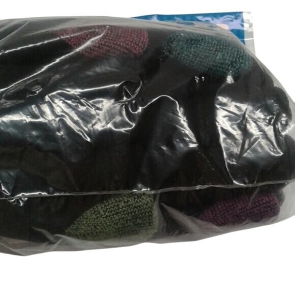 Fruit Of The Loom Size M 10.5-4 Crew Socks Girls 10 Pack Ultra Soft Black NEW - Picture 2 of 5